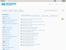 Tablet Screenshot of docs.nexcess.net